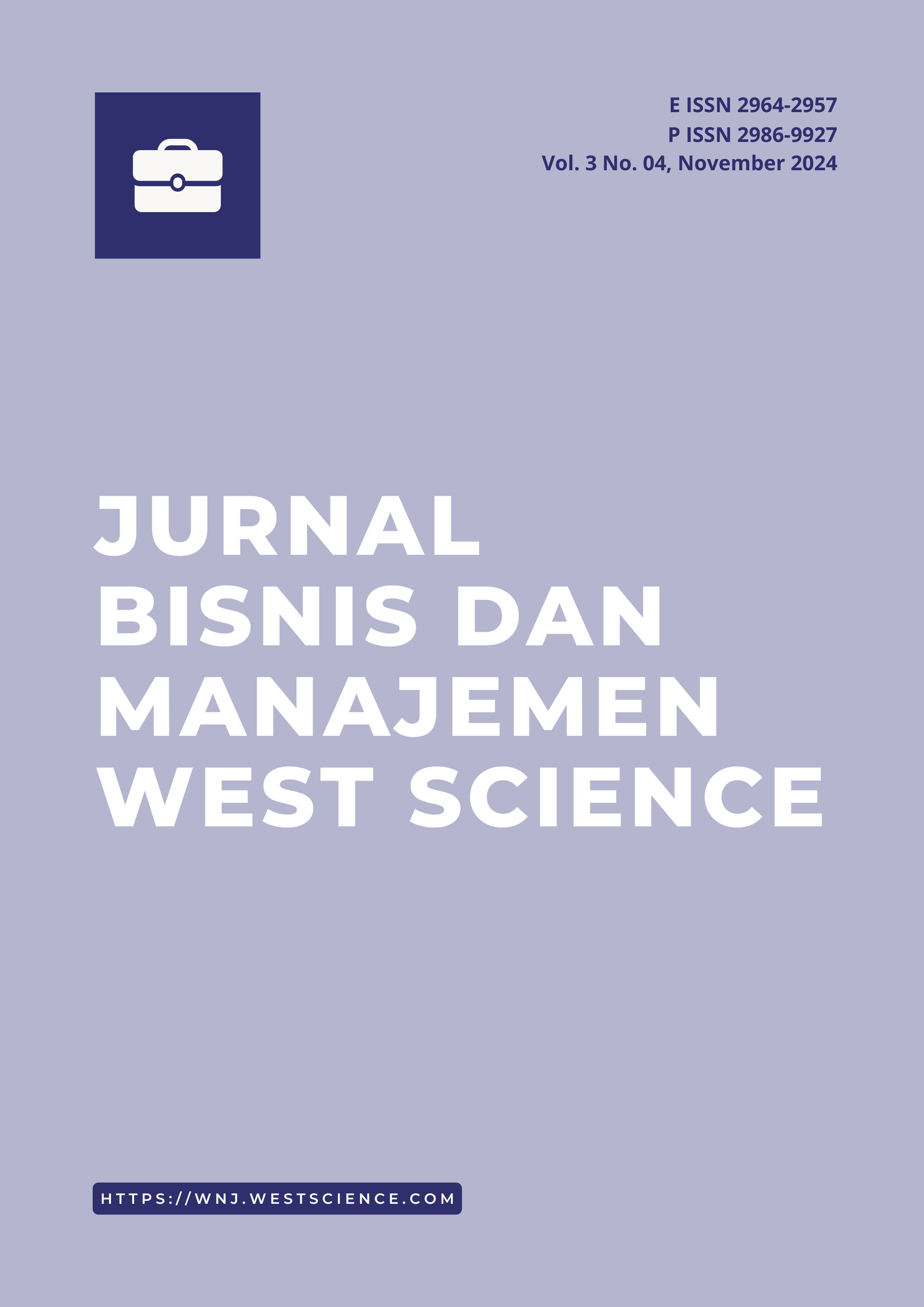 					Lihat Vol 3 No 04 (2024): Jurnal Bisnis dan Manajemen West Science
				