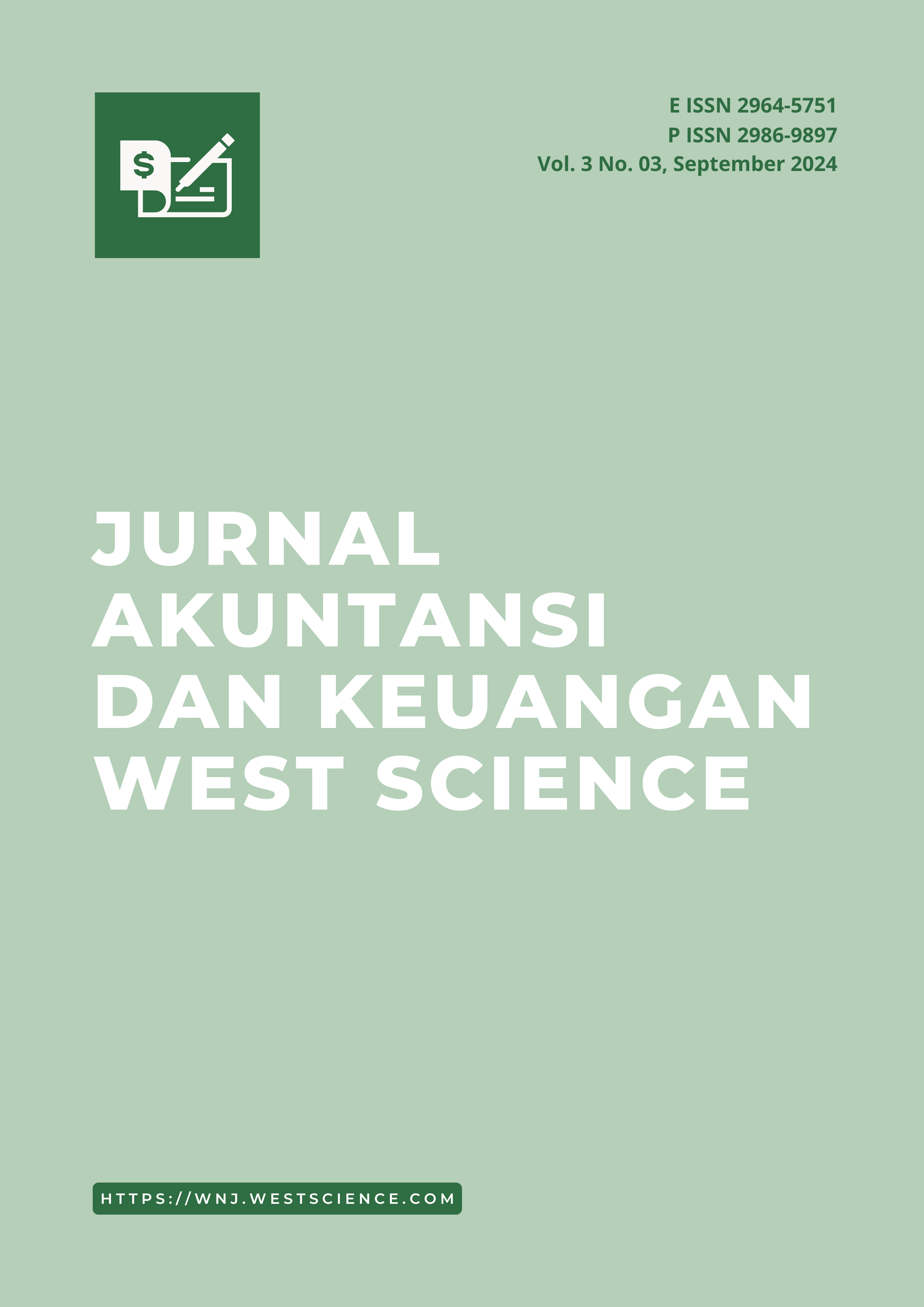 					Lihat Vol 3 No 03 (2024): Jurnal Akuntansi dan Keuangan West Science
				